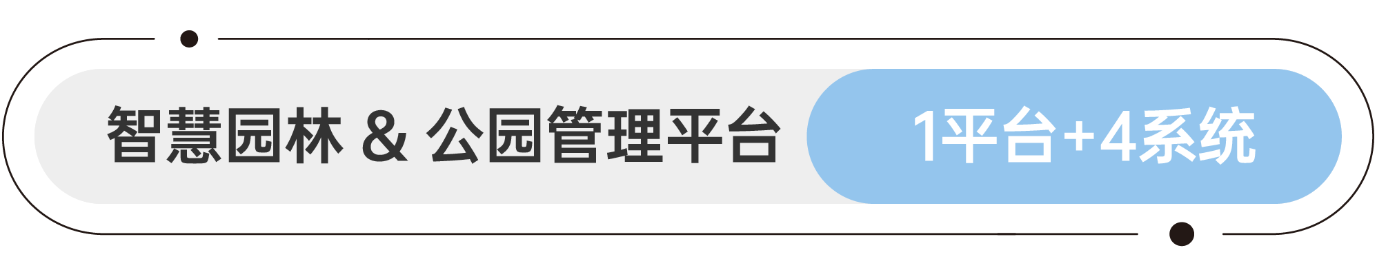 软件平台和应用系统 智慧园林&公园管理平台 1平台+4系统 软件平台和应用系统 智慧园林&公园管理平台 1平台+4系统